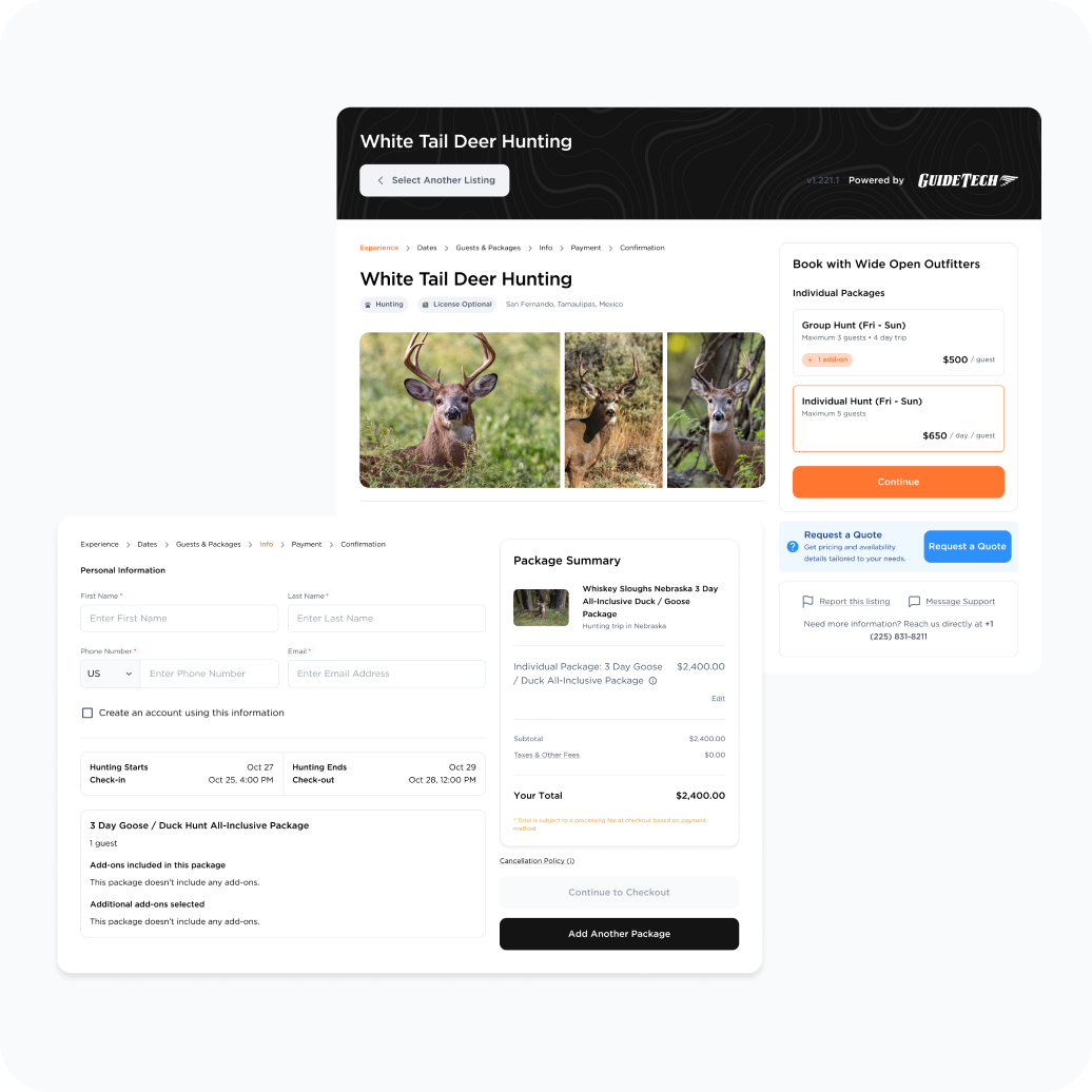 Clients Book Right Through Your Website