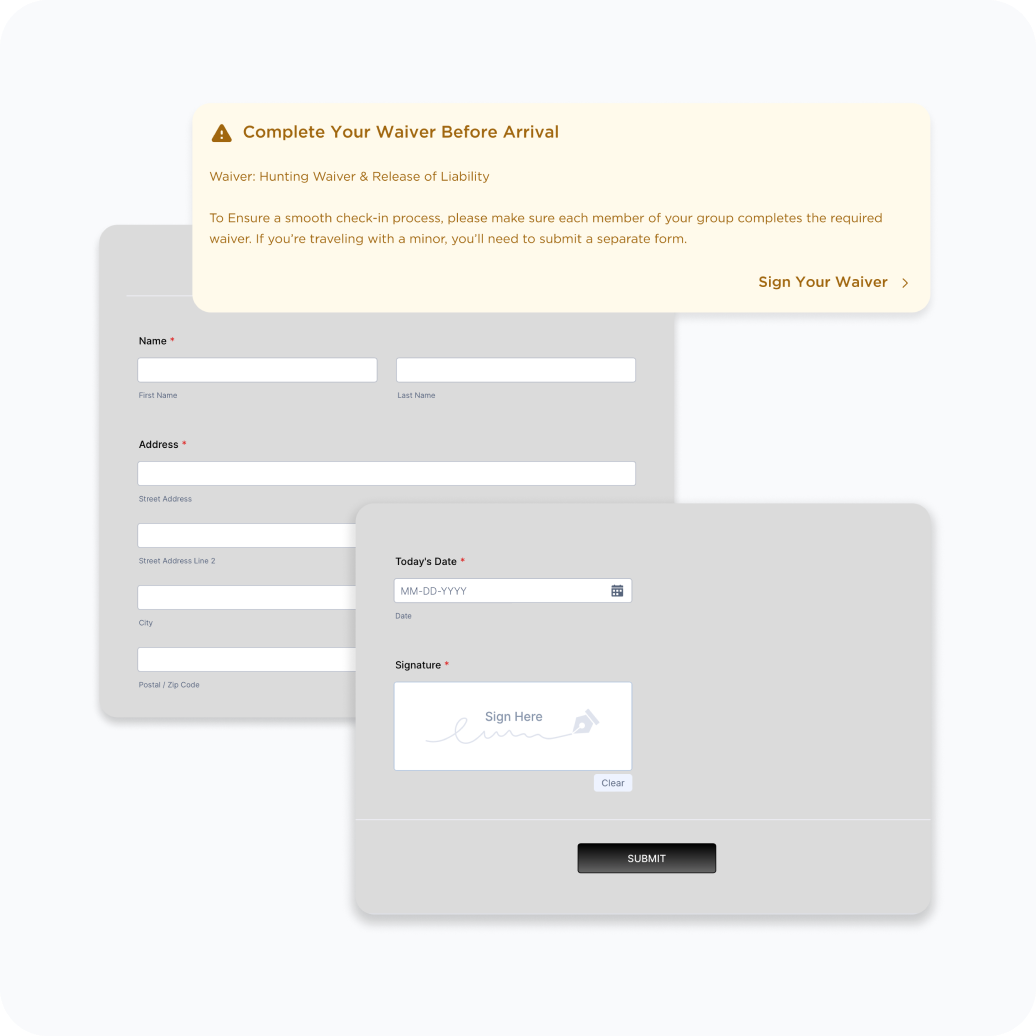 Digital Waiver Tools