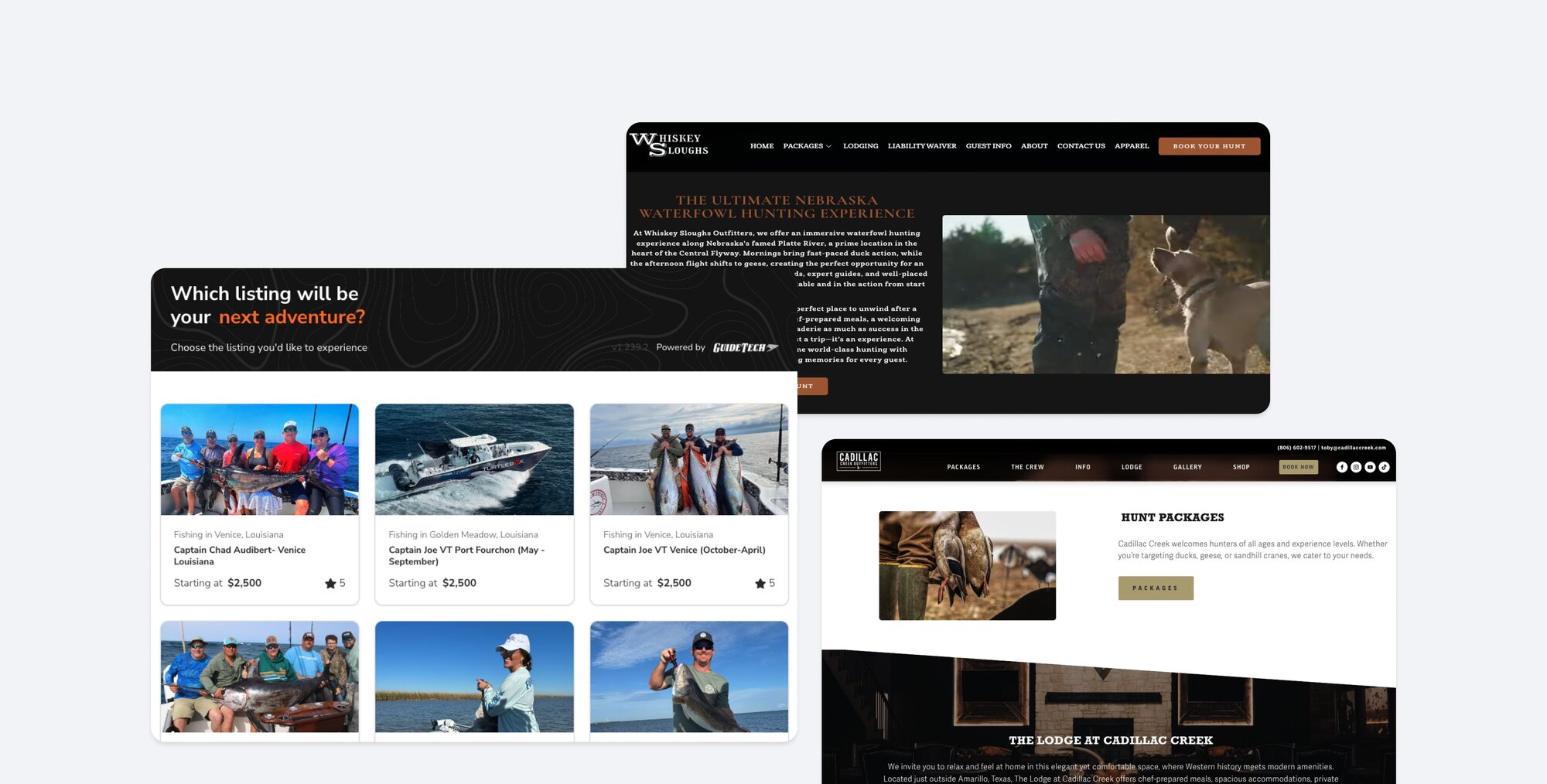 Custom Outfitter Website