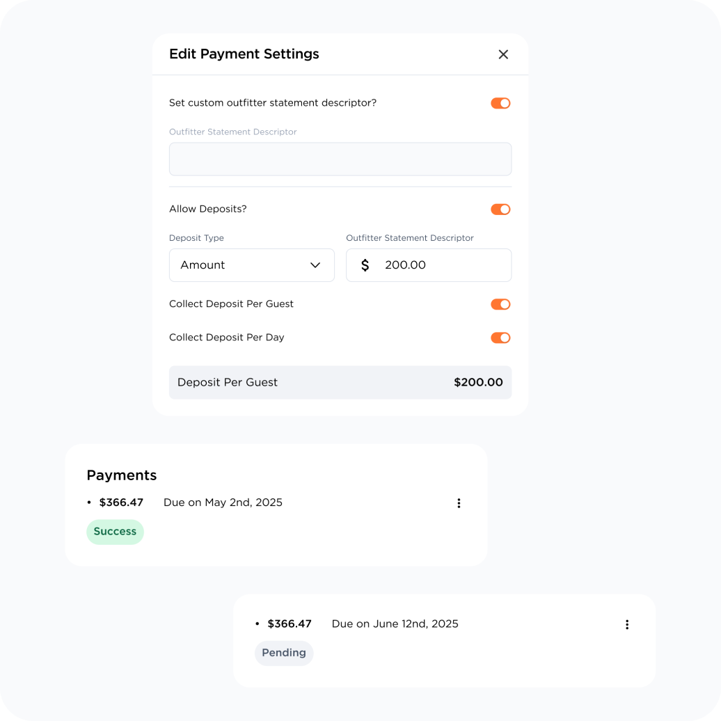 Accept Deposits & Full Payments Instantly
