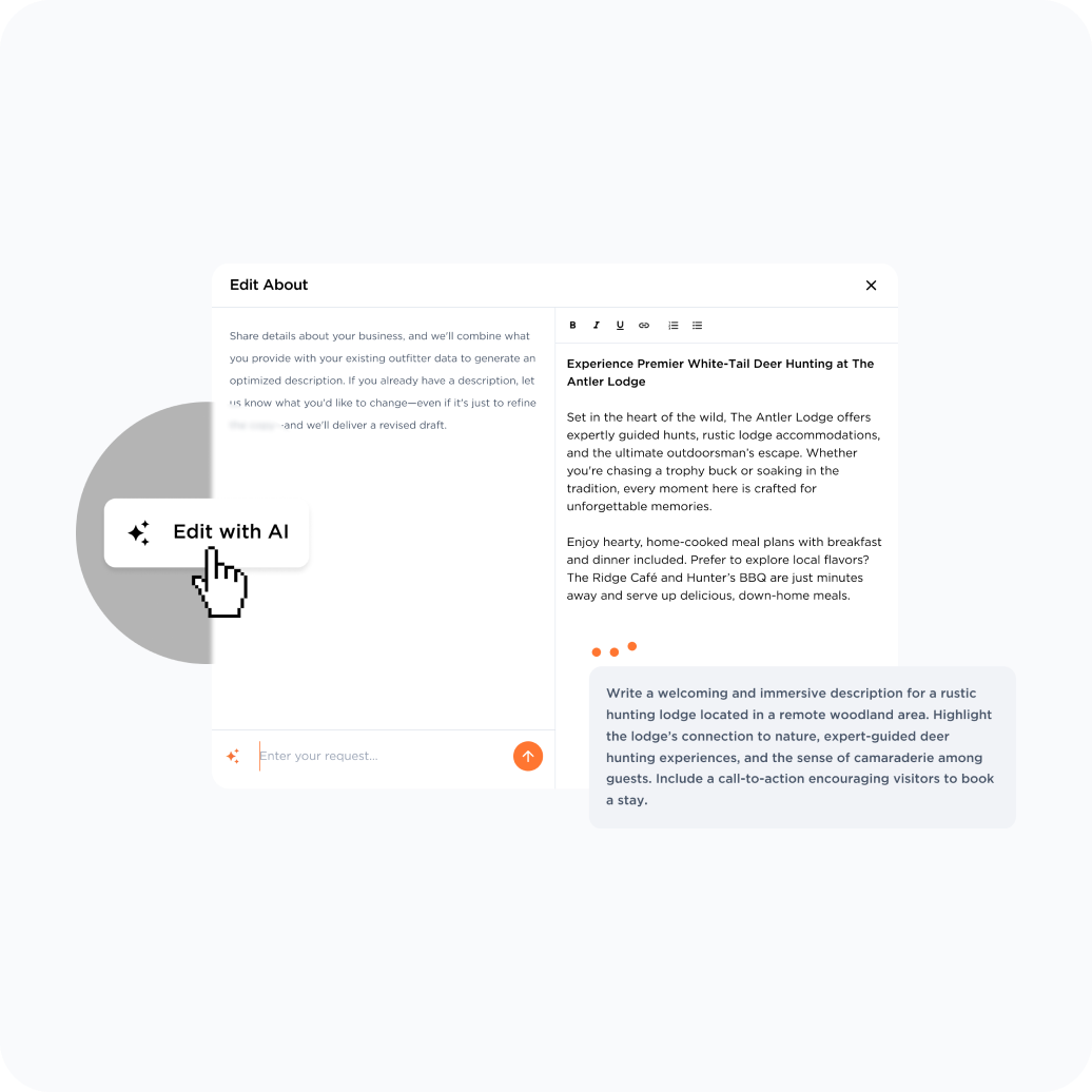 AI-Powered Listing Support