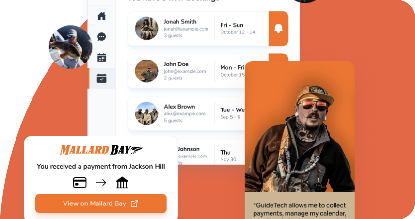 Mallard Bay GuideTech booking service overview
