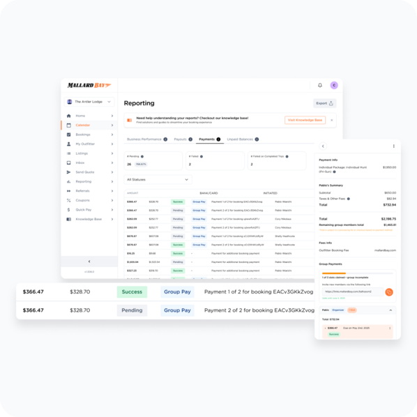 Track every dollar that comes through the platform