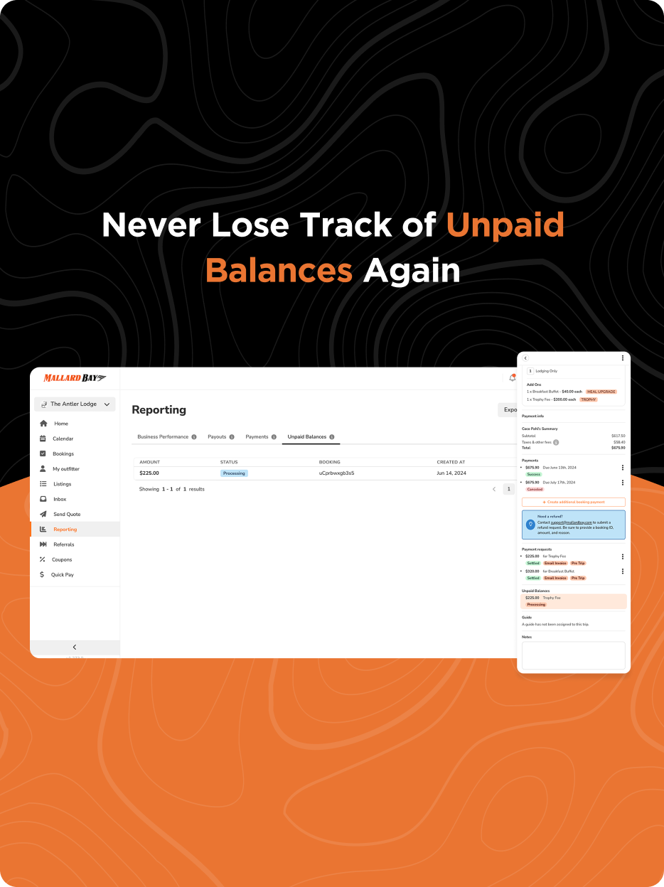 Unpaid Balances