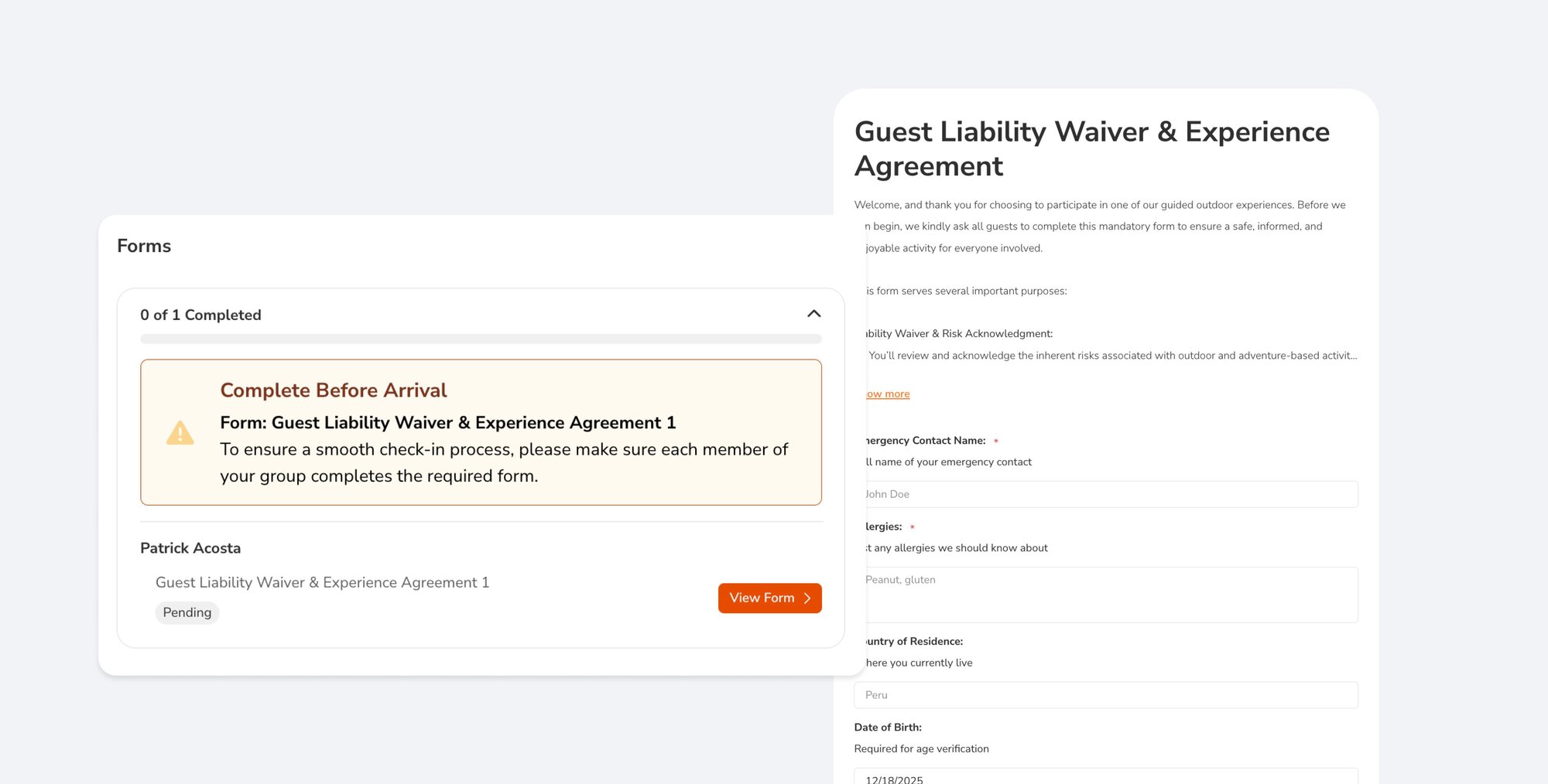 Digital Waiver Tools
