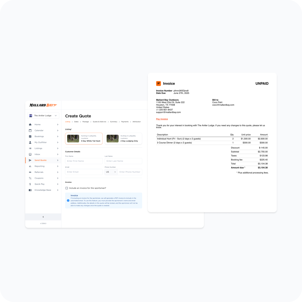 Build and Send Quotes Fast