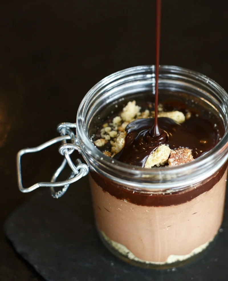 Chocolate Mousse in a Jar