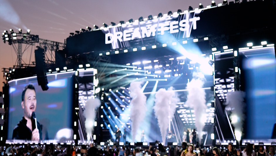 Dream Fest Baku 2025 stage view – music and summer festival atmosphere.