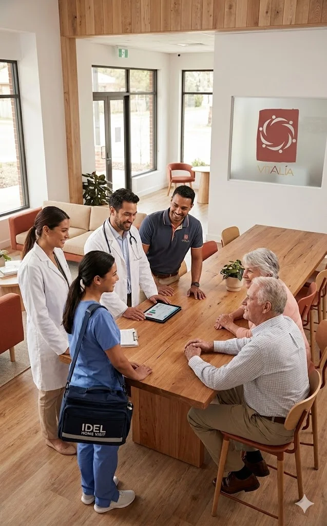VITALIA team with patients