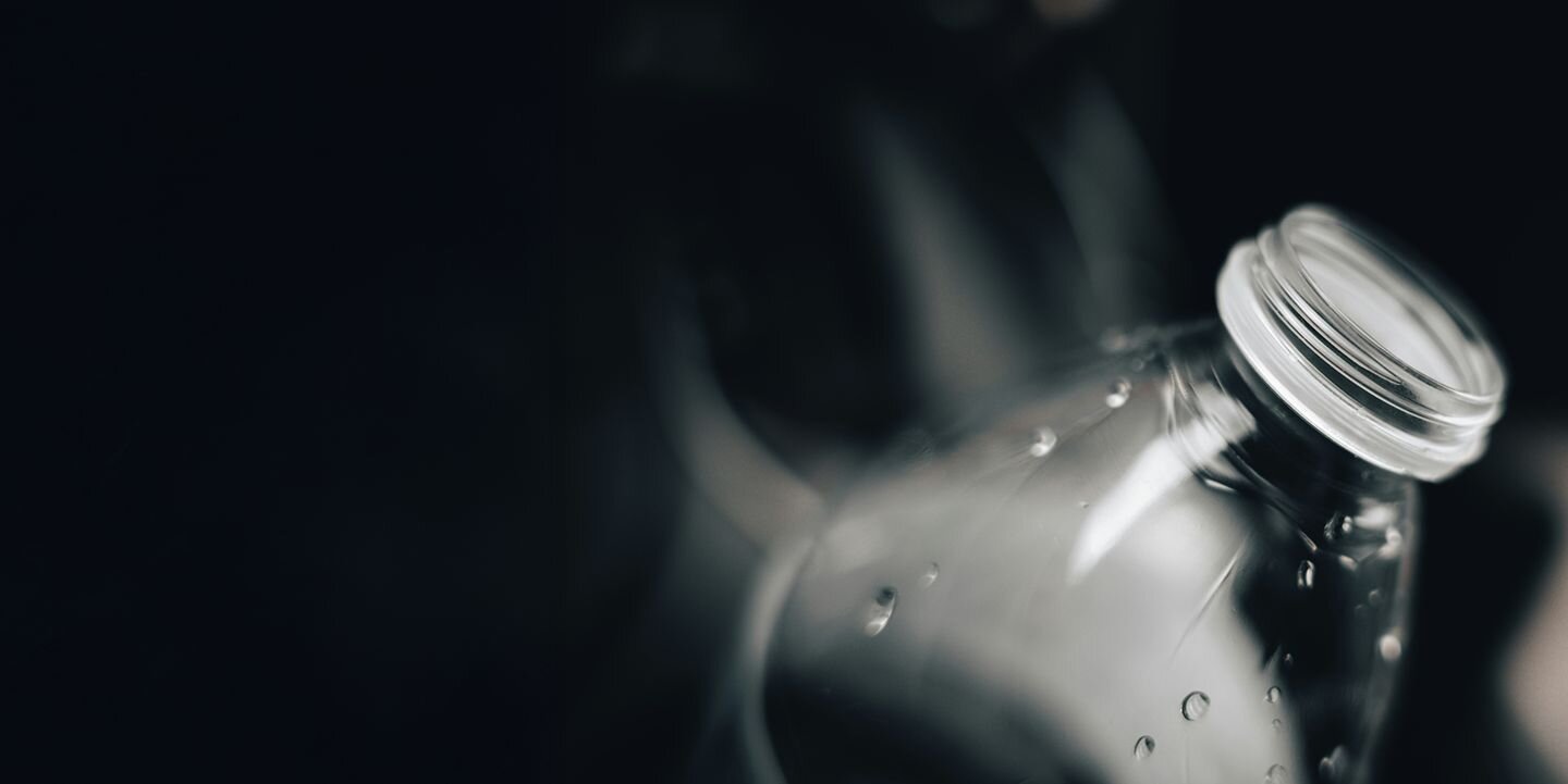 Plastic bottle background