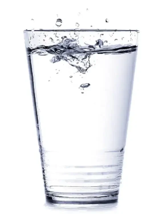 Glass of water