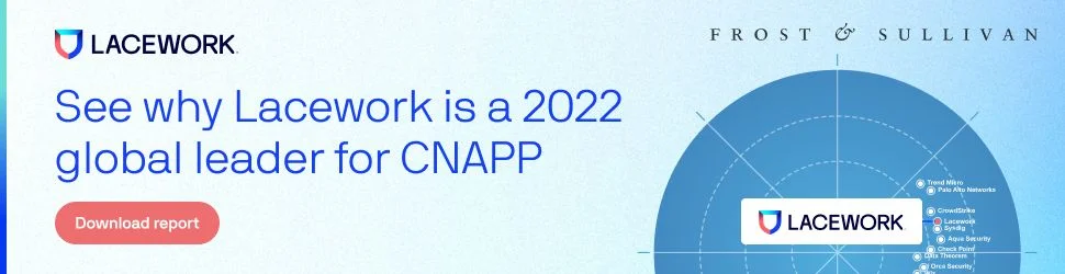 Lacework is a global leader for CNAPP