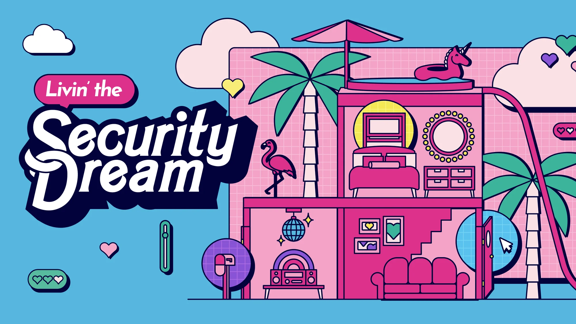 Barbie's dreamhouse: Livin' the security dream