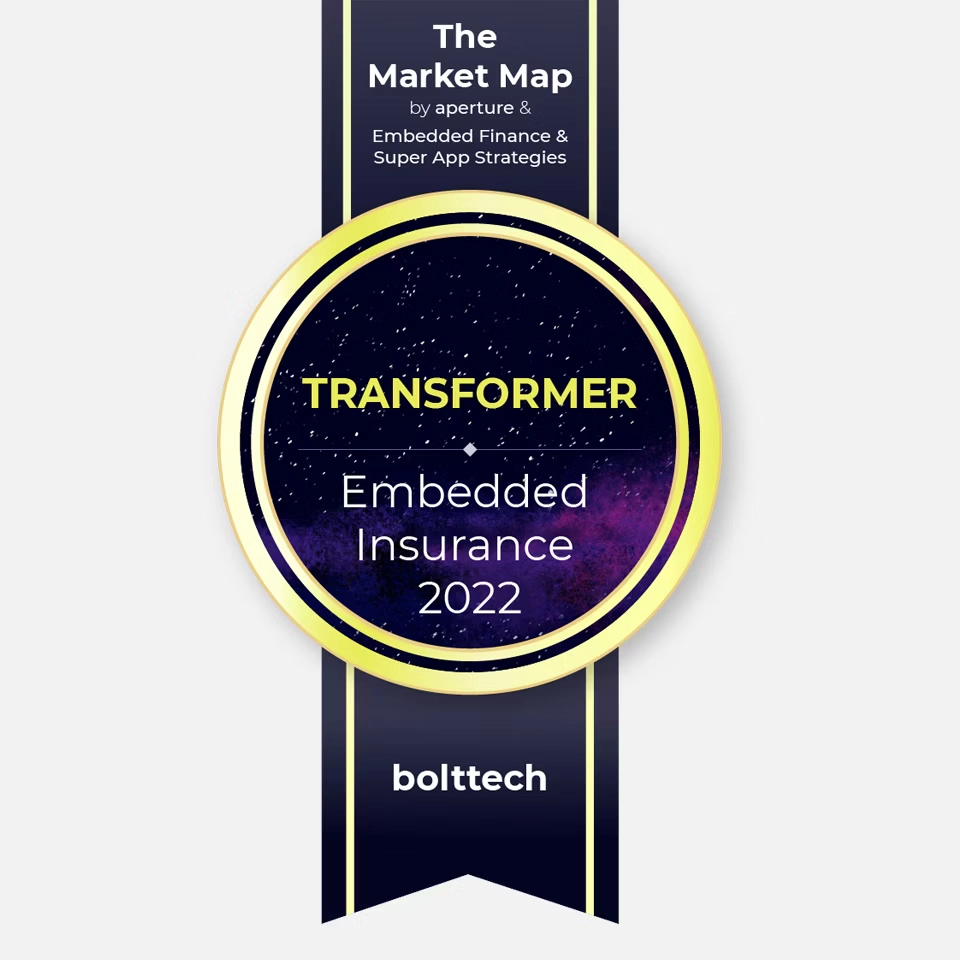 bolttech named the leading “Transformer” in the 2022 Embedded Insurance 2.0 report