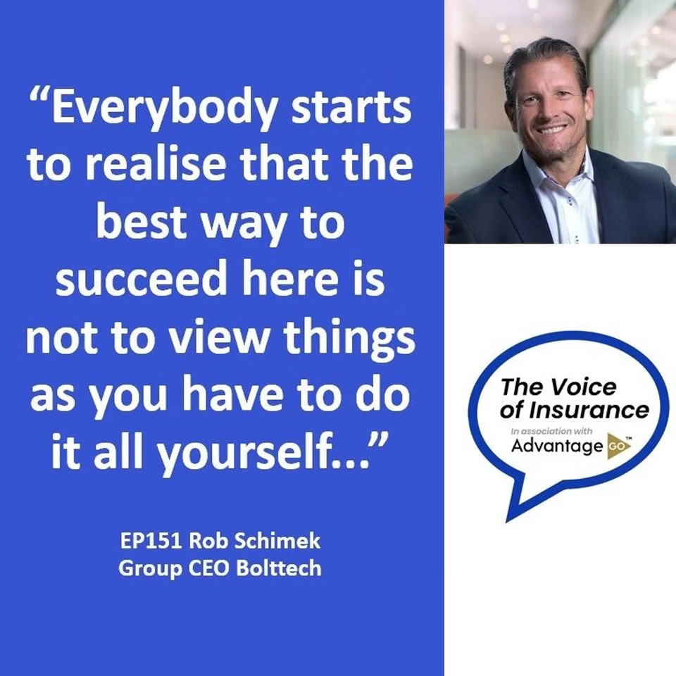 The Voice of Insurance podcast with our Group CEO Rob Schimek