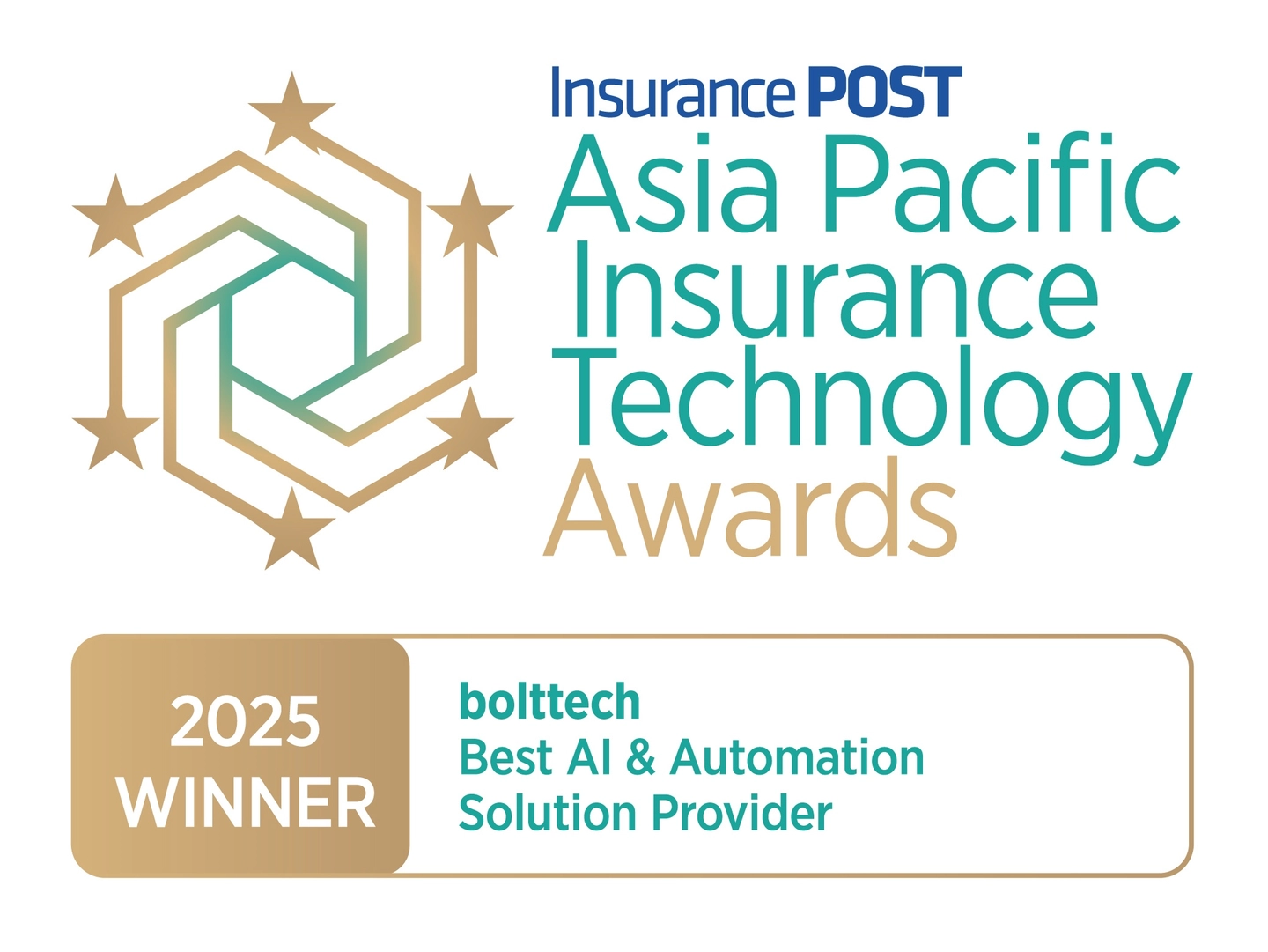 bolttech wins Asia Pacific Insurance Technology Awards 2025 – Best AI & Automation Solution Provider