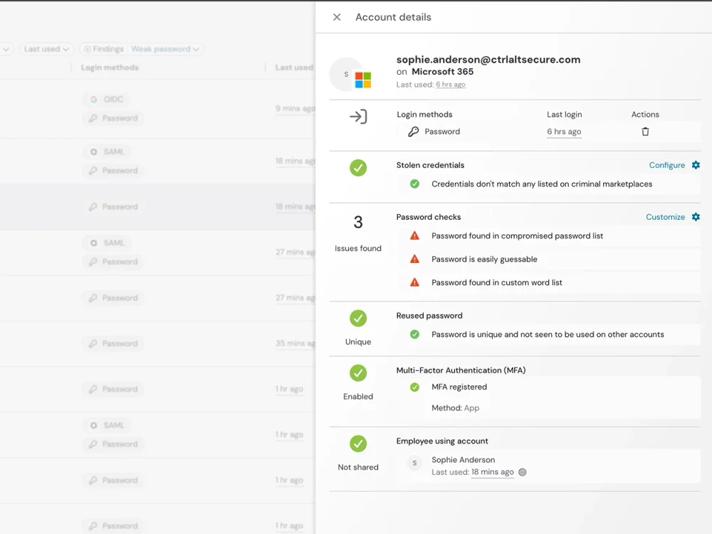 Product image - catch credential based attacks
