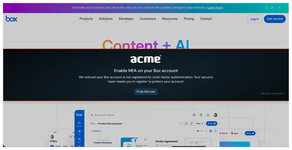 Push Security dashboard listing accounts with unmanaged ghost login paths, showing which users have direct login credentials that bypass SSO controls.