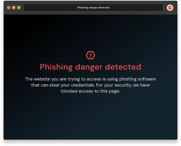 Detect phishing at the edge