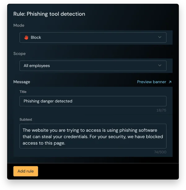 Contain and respond in real time