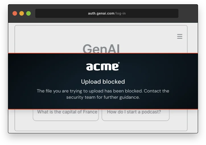 Stop sensitive data from reaching AI tools