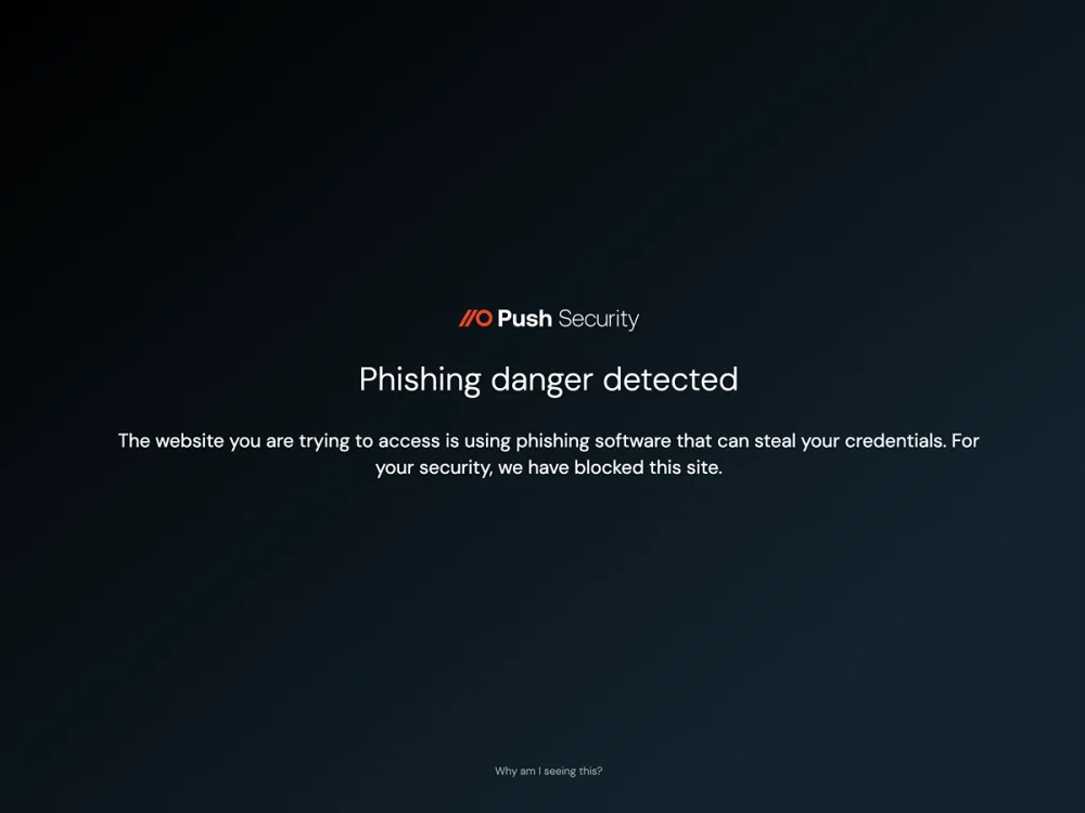 Push Security OAuth detection alert flagging a high-risk consent phishing attempt requesting excessive application permissions in the browser.
