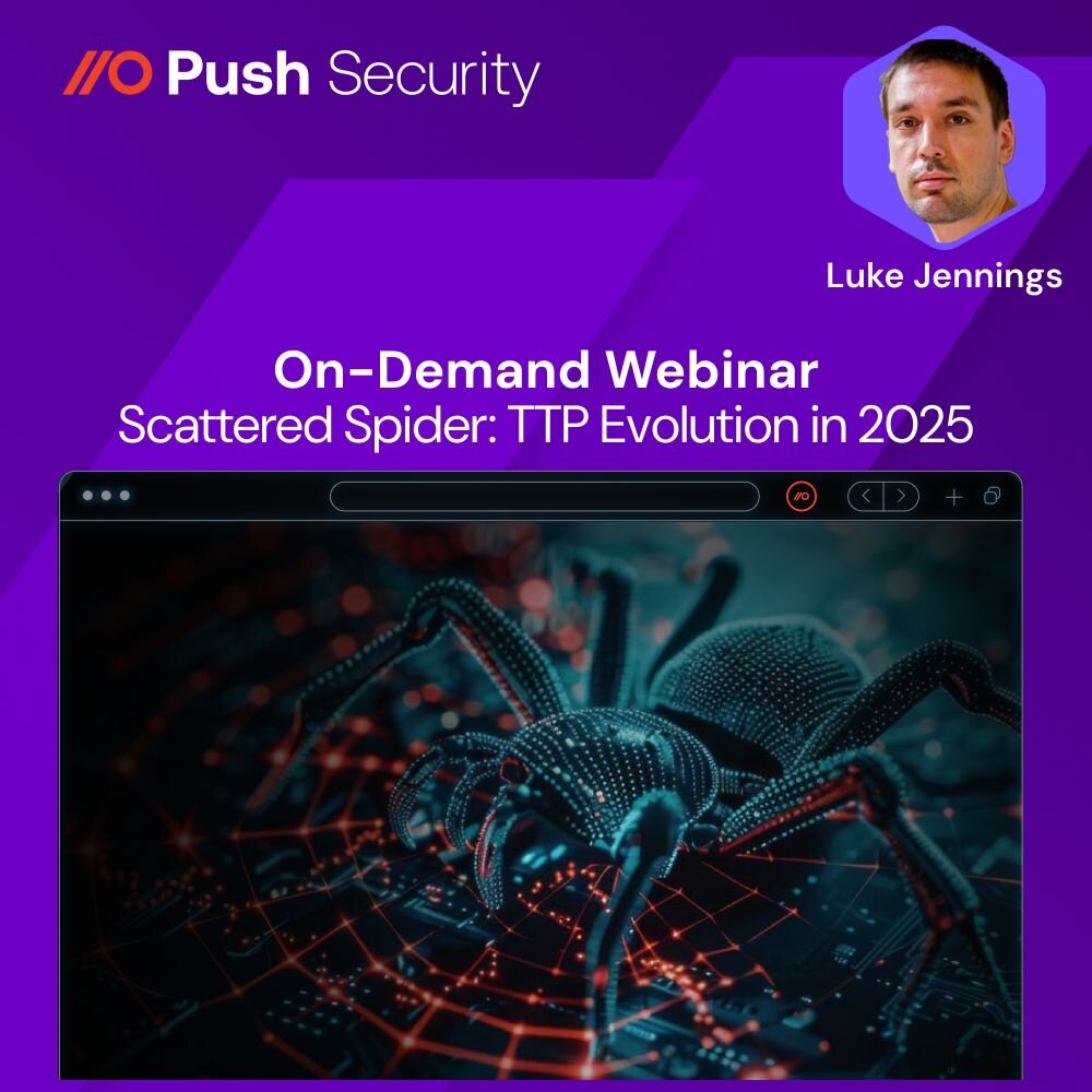 On-demand Webinar: Scattered Spider TTP Evolution in 2025