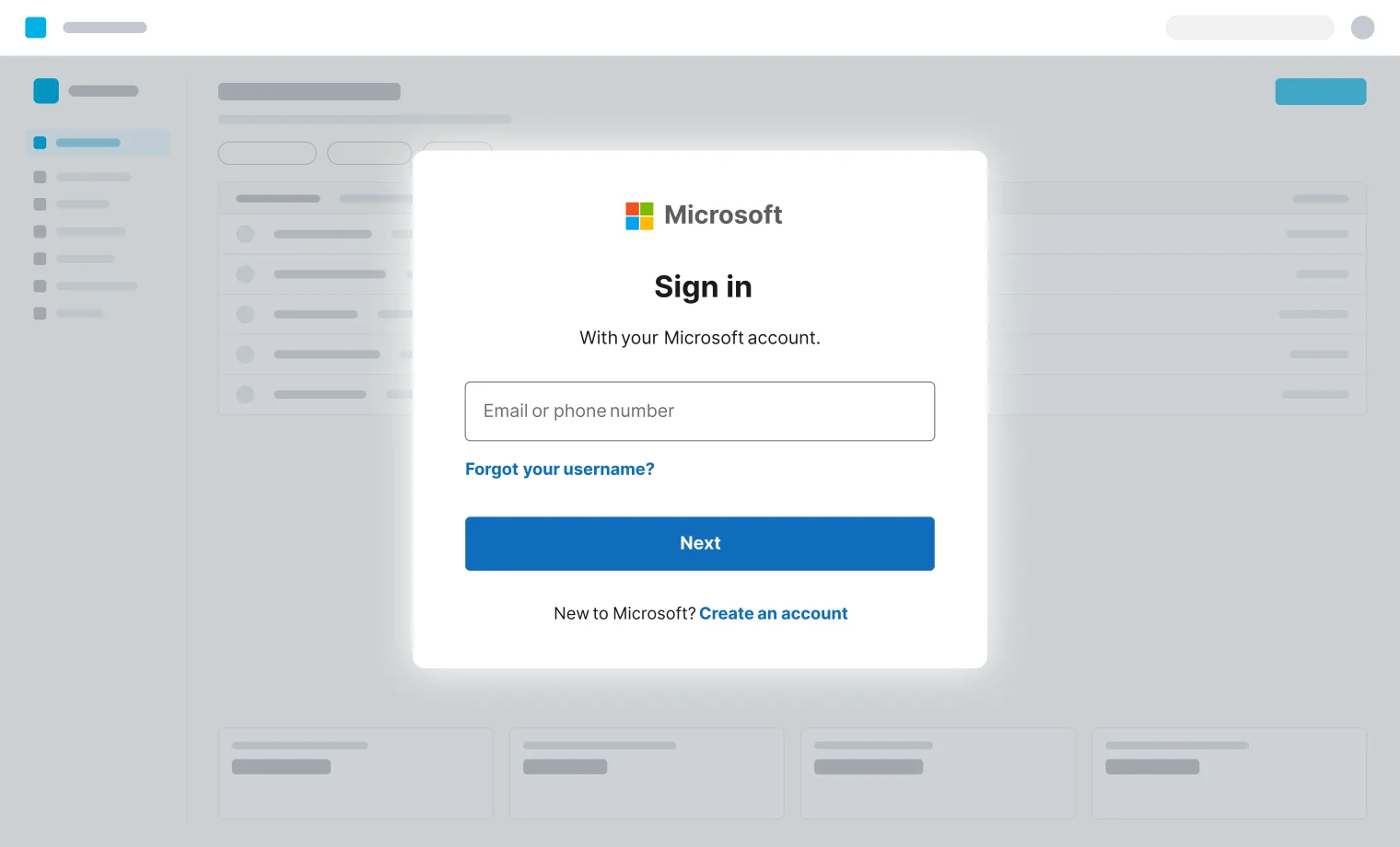 Mockup of AiTM phishing technique