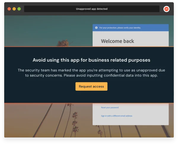 Guide users with in-browser guardrails