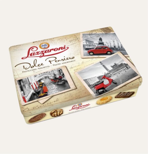 Lazzaroni Dolce Pensiero assorted cookie tin