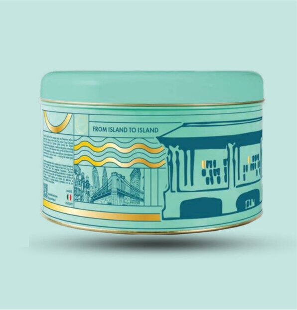 Casa Cipriani New York Panettone in a metal tin