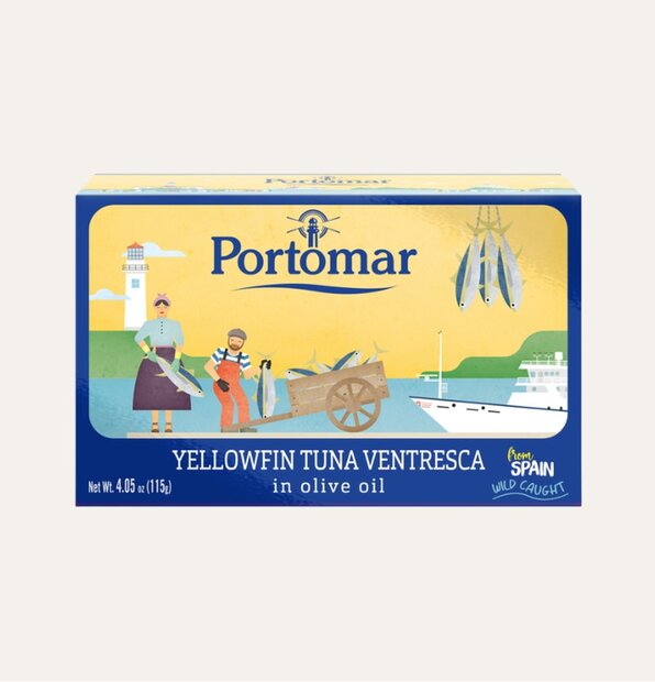 Portomar Yellowfin Tuna Ventresca tin