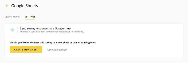 send survey responses with Google Sheets and Zapier