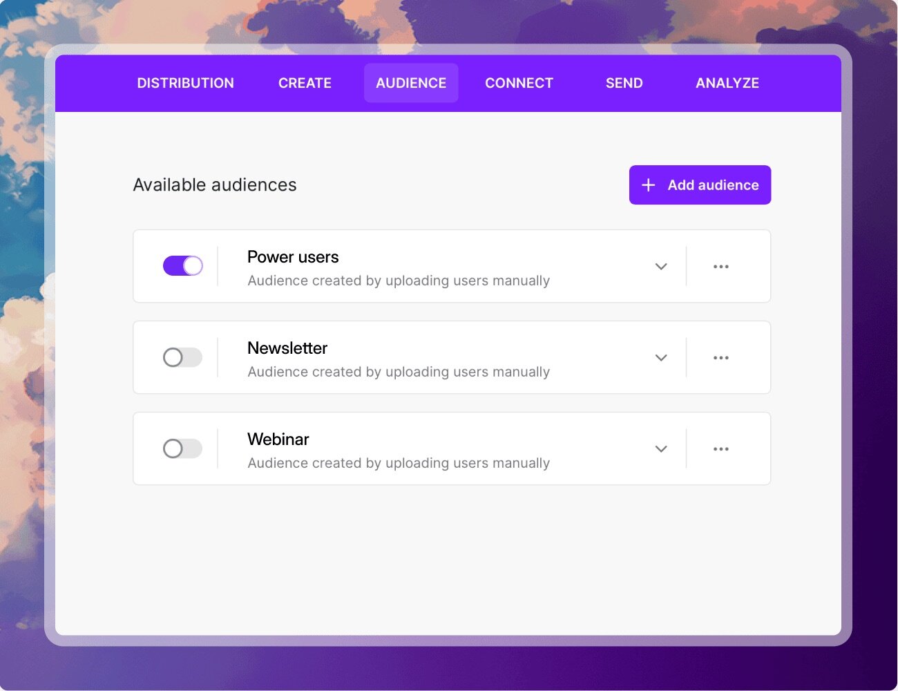 Add widgets and customize your dahsboard