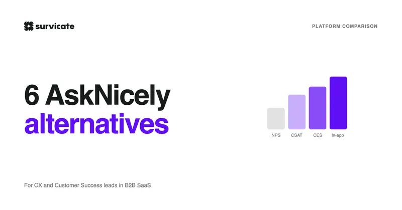 6 Best AskNicely Alternatives for CX Teams That Go Beyond NPS