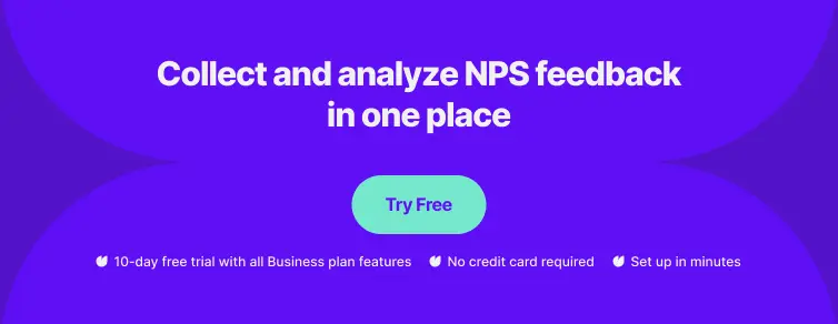 collect and analyze nps feedback - banner
