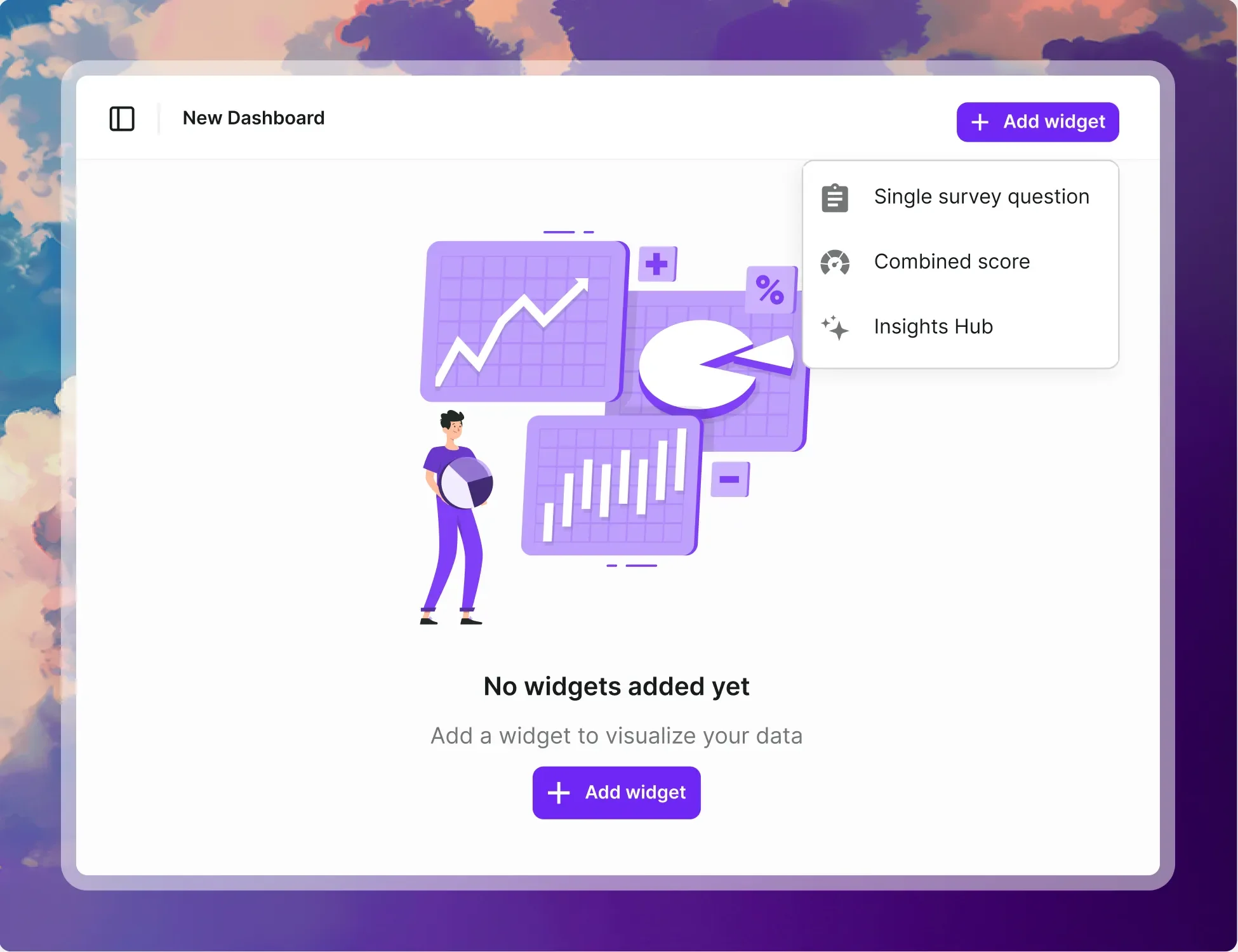 Create a new dashboard
