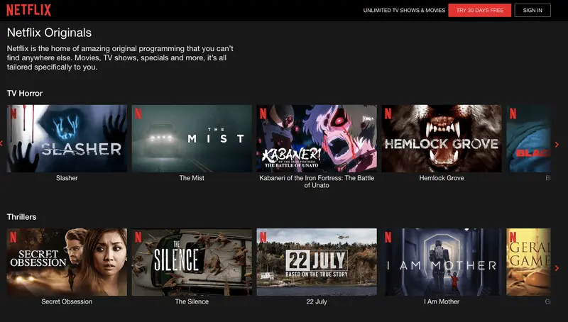 customer experience examples: netflix
