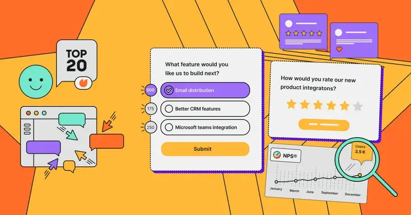 Top 20 Product Feedback Tools [Product Teams’ Essentials by Use Case]