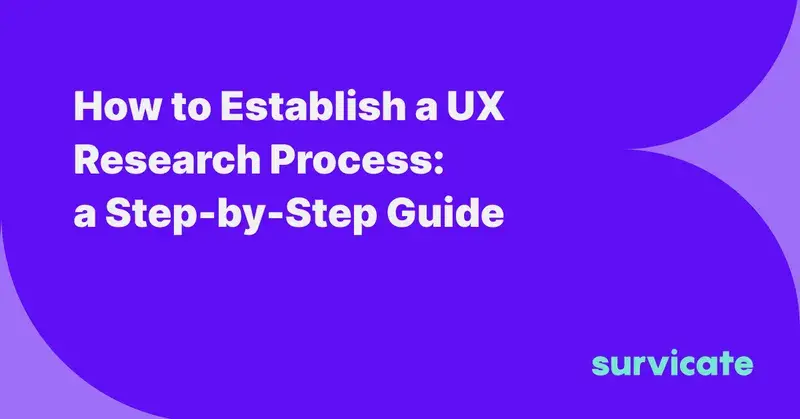 How to Establish a UX Research Process: a Step-by-Step Guide