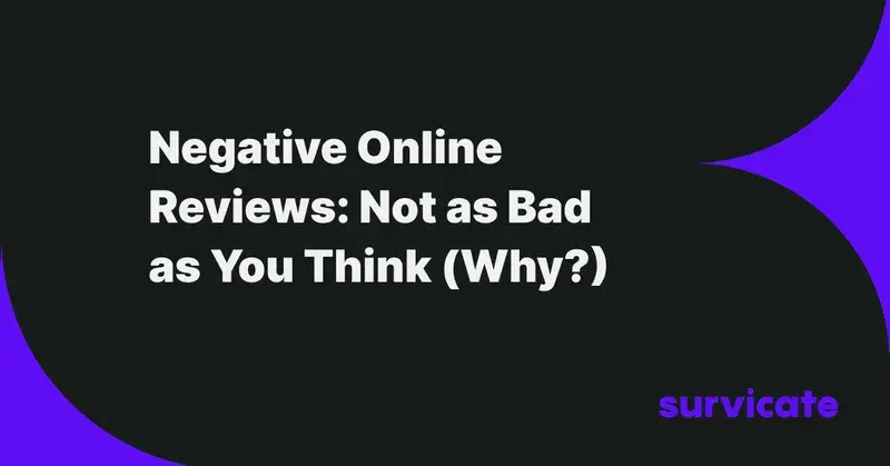 Negative Online Reviews: Not as Bad as You Think (Why?)