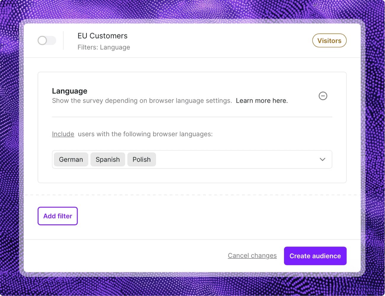 AI feedback categorization