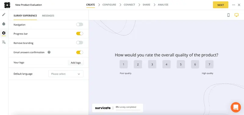 customer satisfaction tools listicle: Survicate