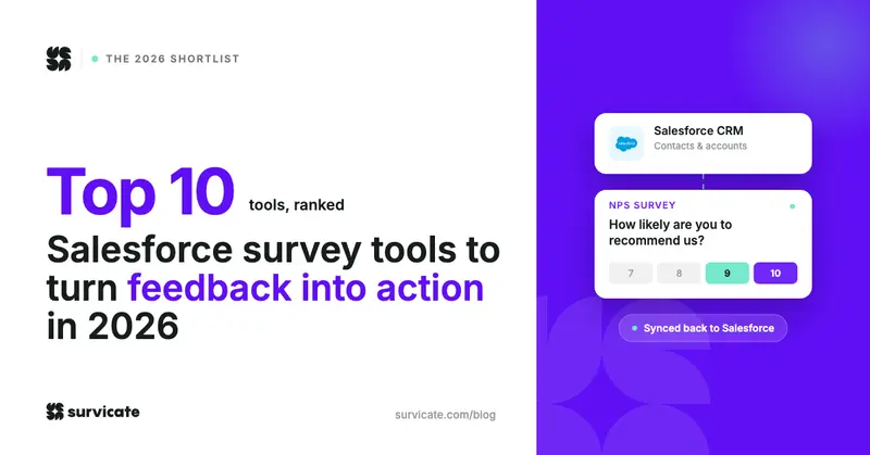 Top 10 Salesforce Survey Tools to Turn Feedback Into Action in 2026