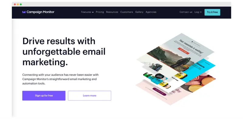Campaign Monitor - tool for email marketing that integrates with Intercom.