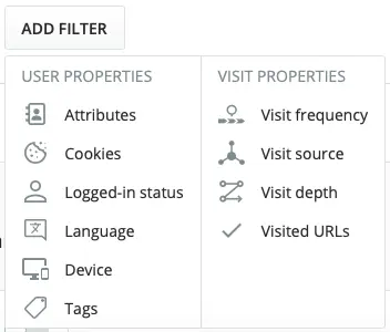 survicate targeting attributes