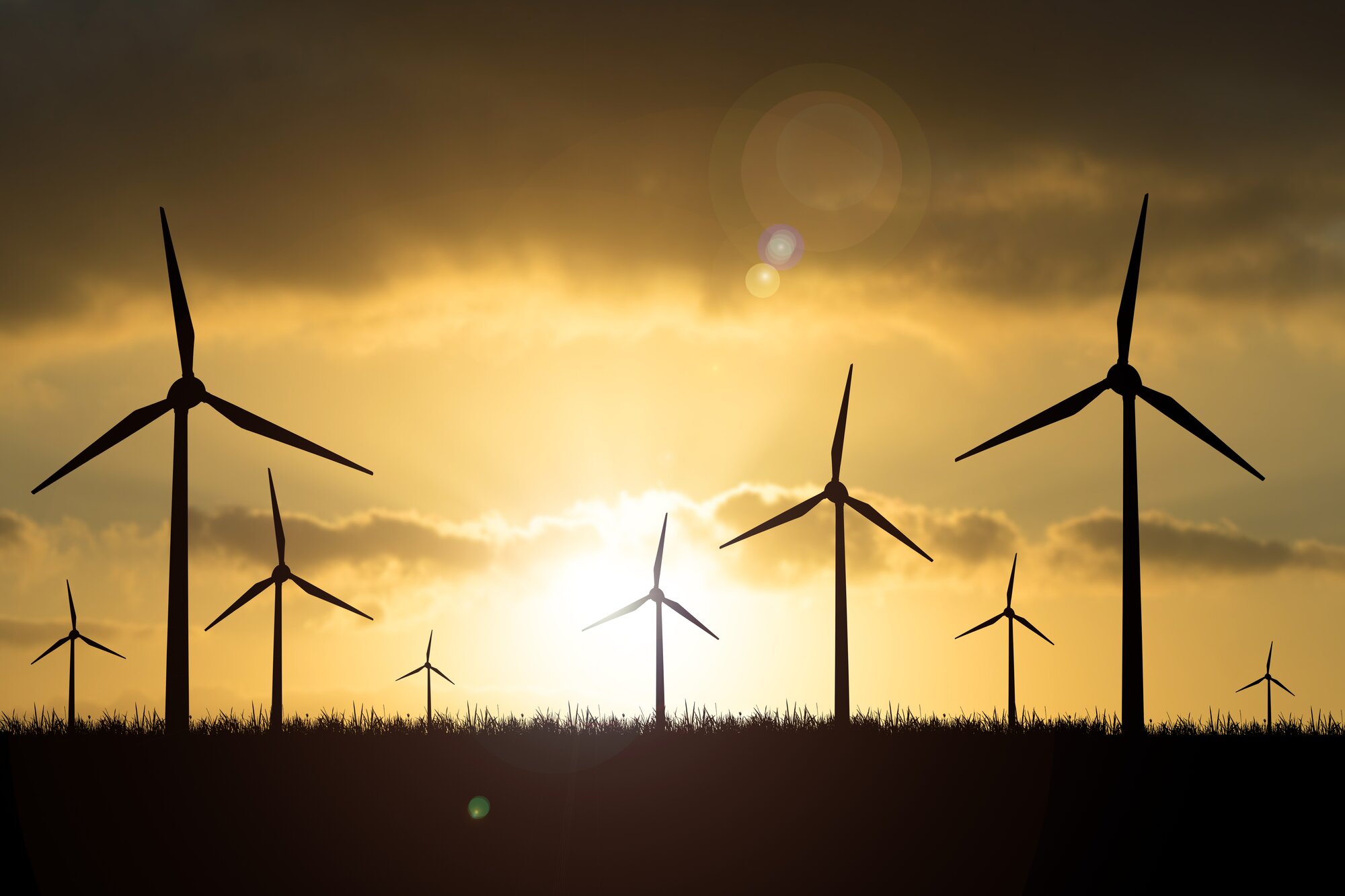 wind turbines