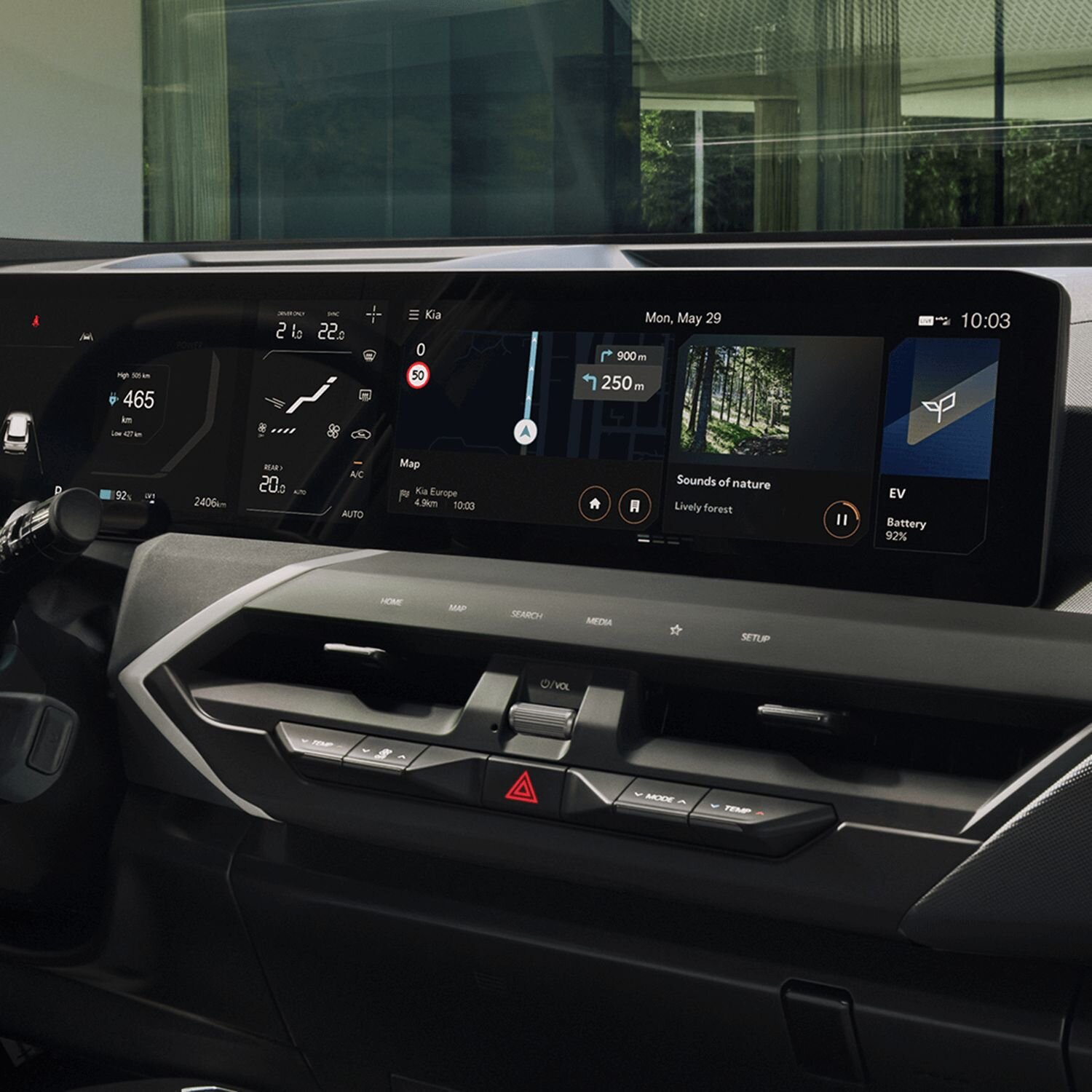 Musik-Streaming auf dem Display