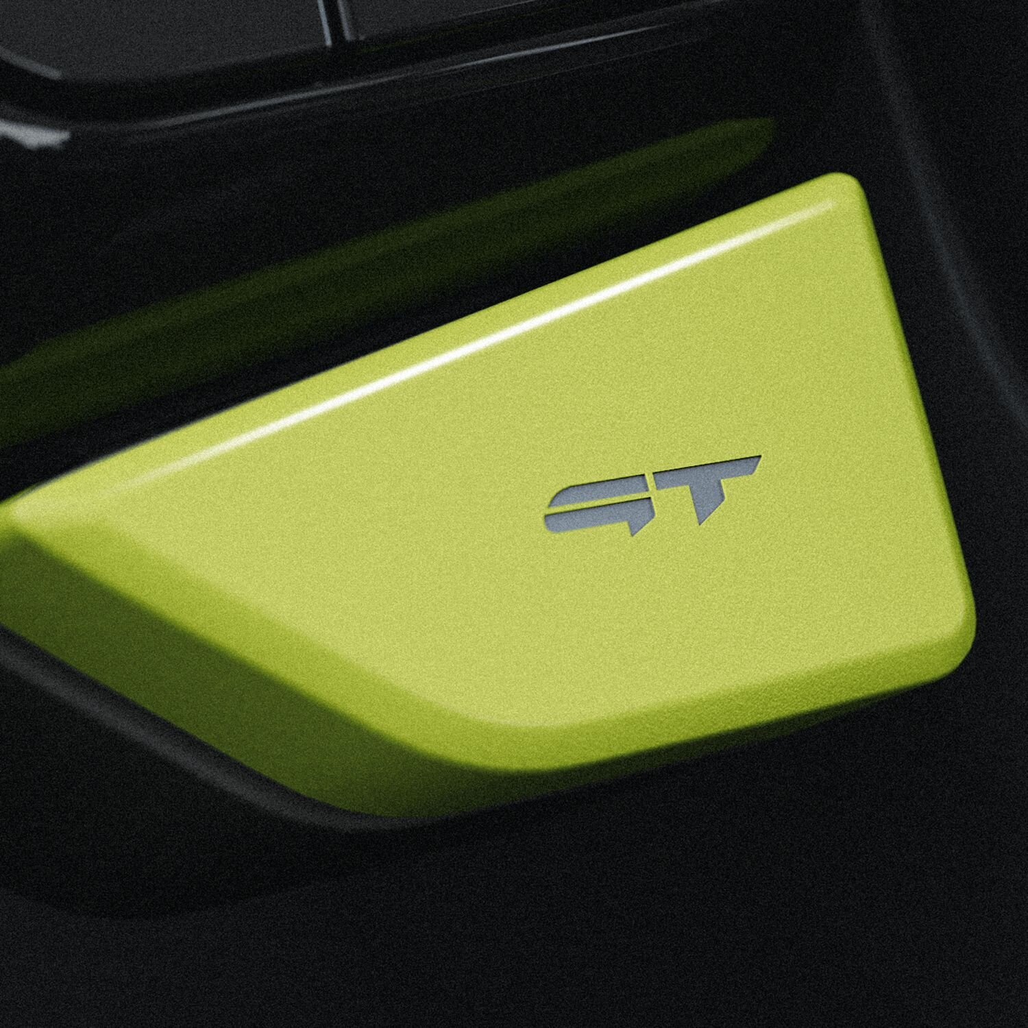 GT Knopf am Lenkrad des Kia EV9 GT