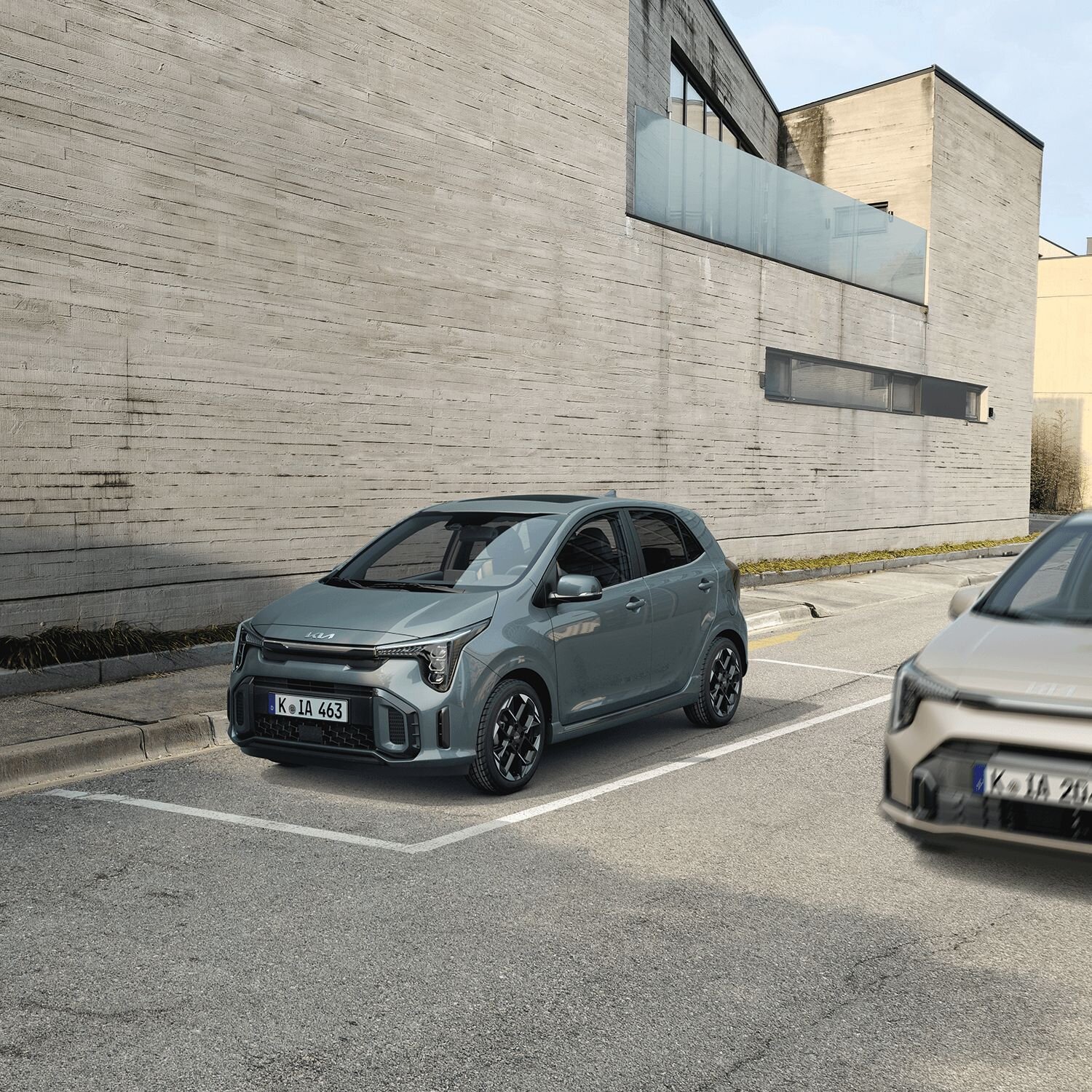 Der neue Kia Picanto parkiert